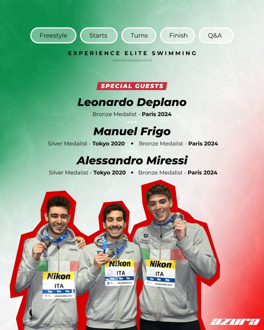 Instagram post from azurafloridaaquatics. This post is in position 1.