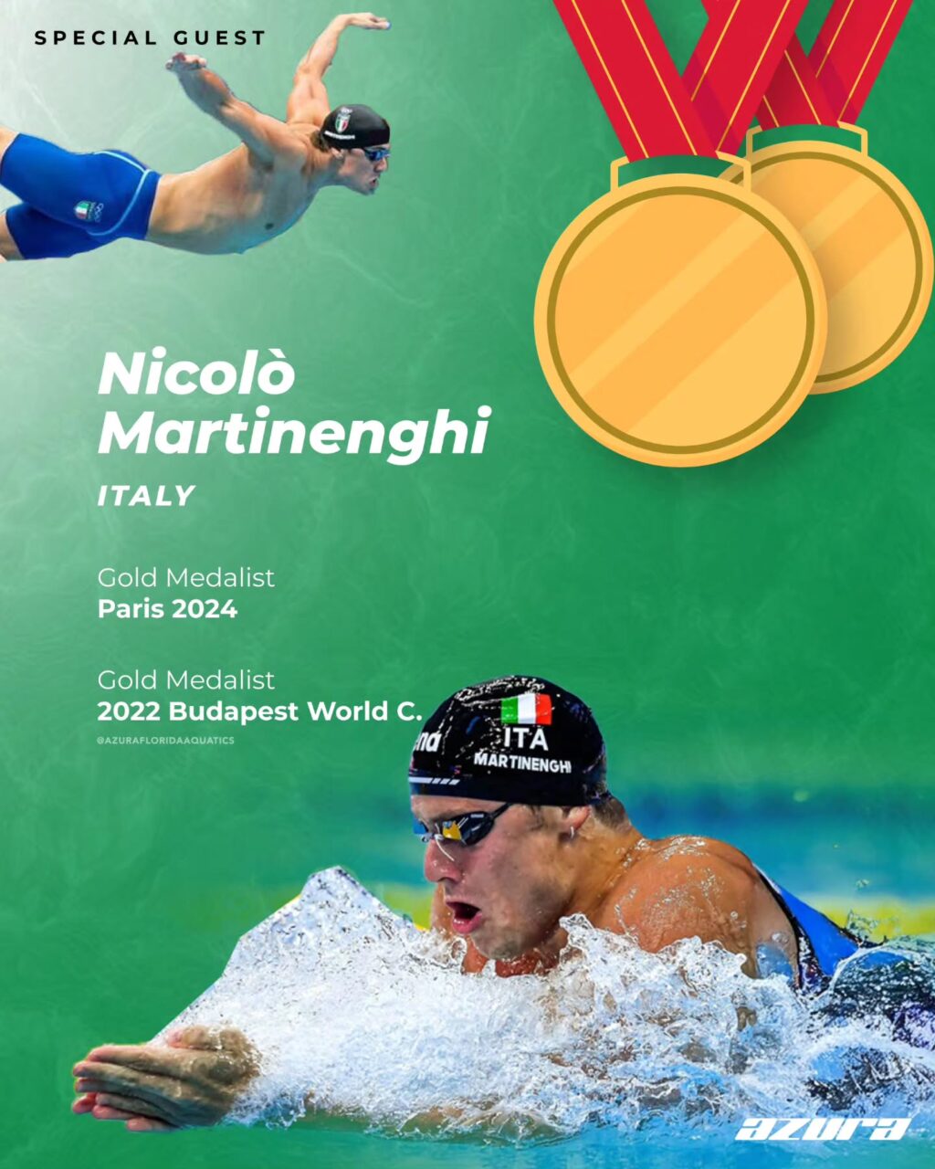 Instagram post from azurafloridaaquatics. This post is in position 1.