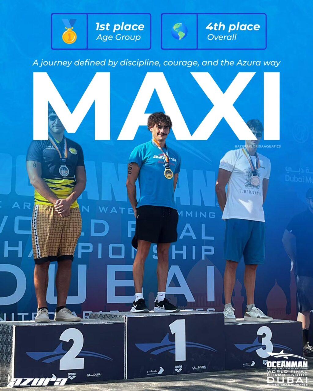 Instagram post from azurafloridaaquatics. This post is in position 0.