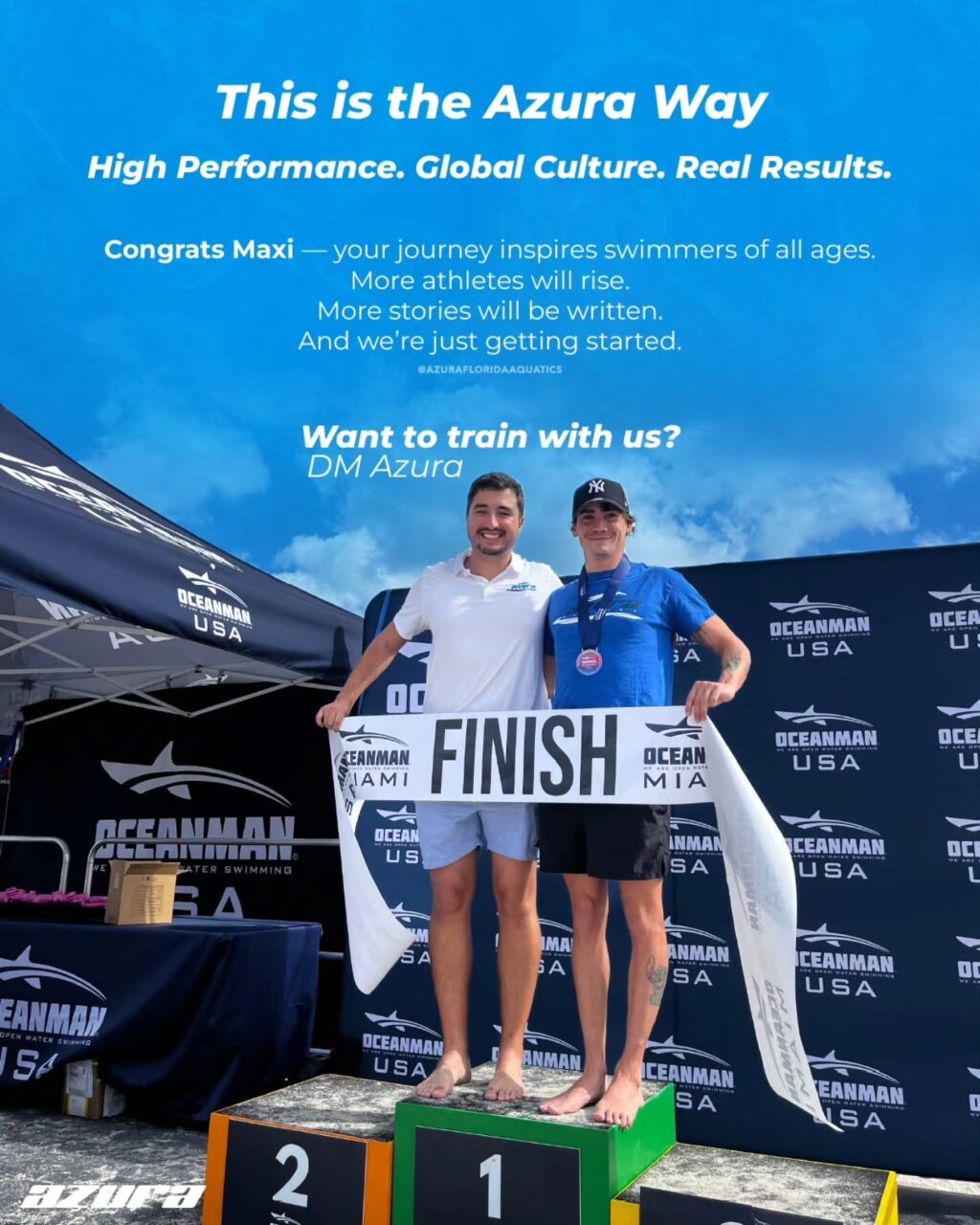 Instagram post from azurafloridaaquatics. This post is in position 7.