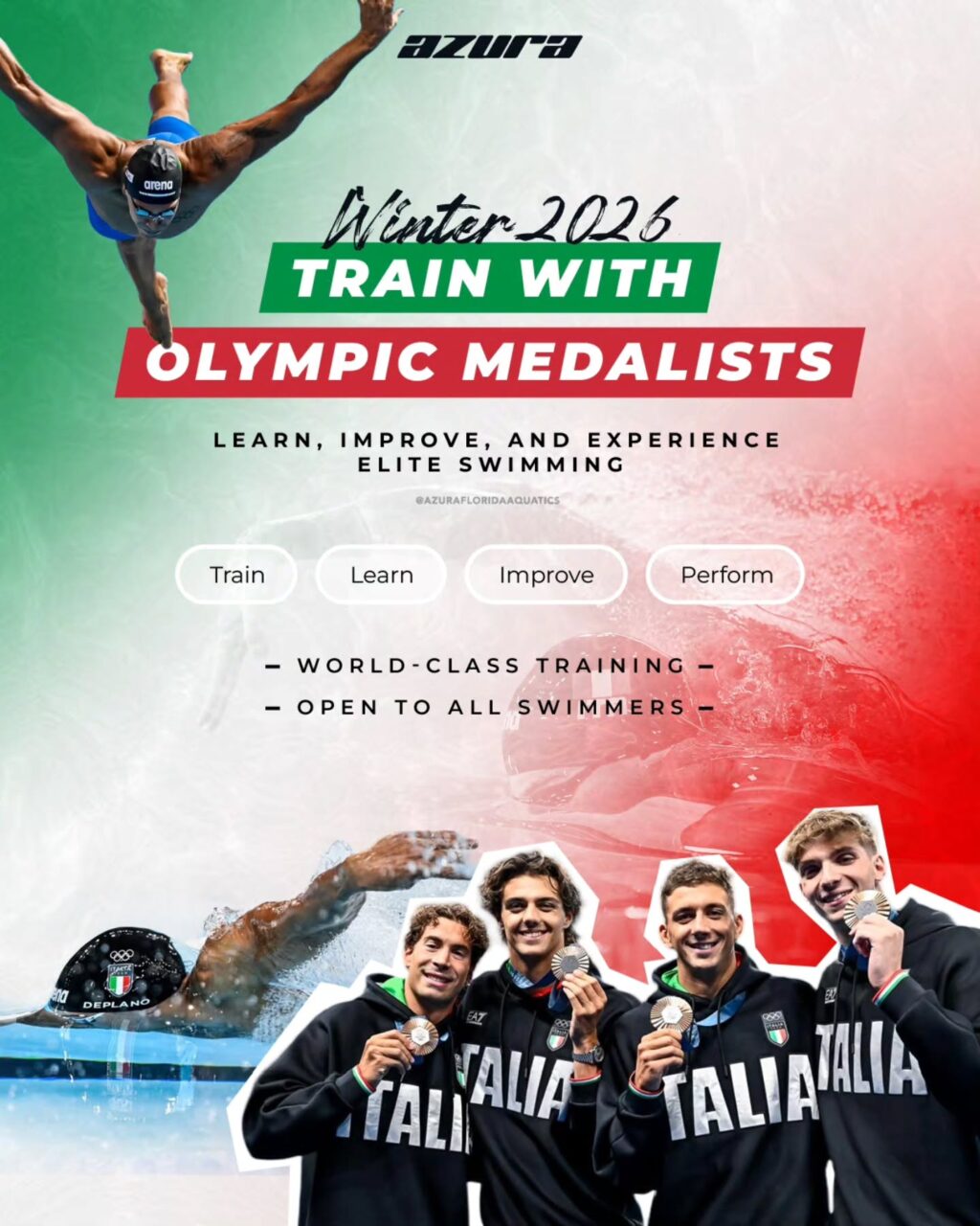 Instagram post from azurafloridaaquatics. This post is in position 0.