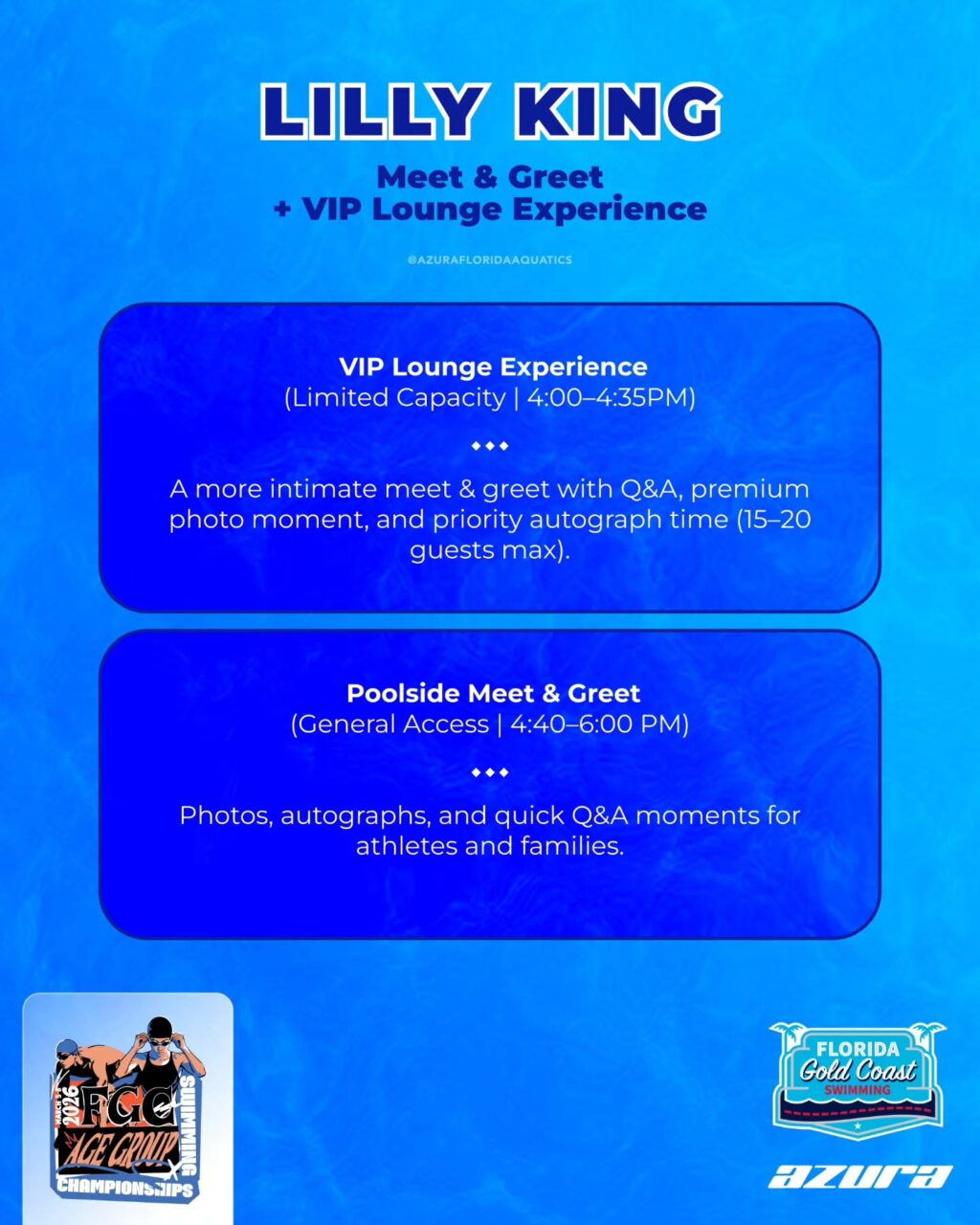 Instagram post from azurafloridaaquatics. This post is in position 1.