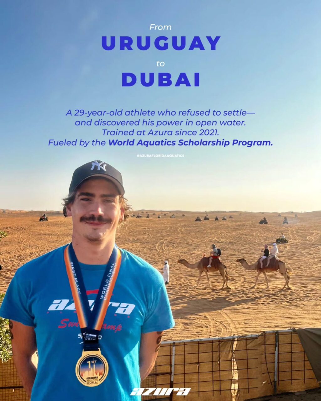 Instagram post from azurafloridaaquatics. This post is in position 1.