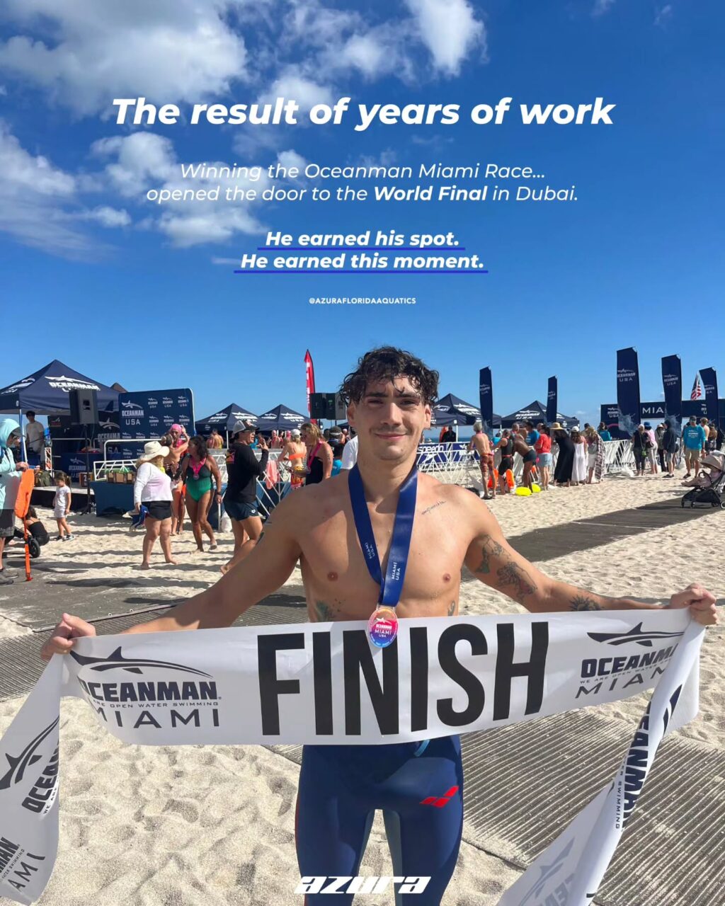 Instagram post from azurafloridaaquatics. This post is in position 5.