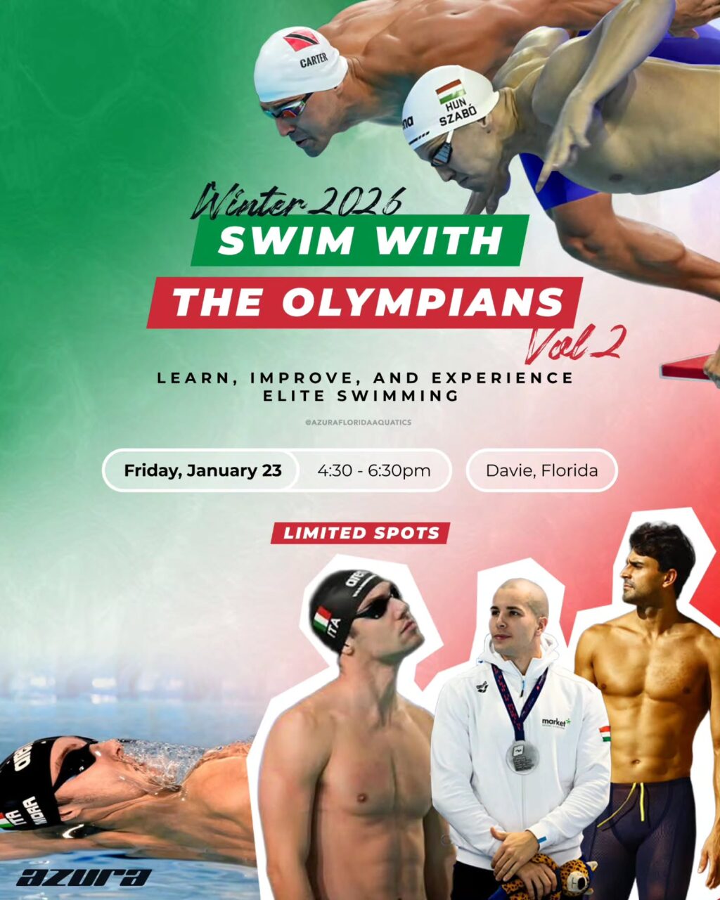 Instagram post from azurafloridaaquatics. This post is in position 0.